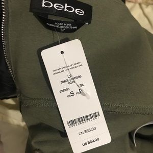 Awesome dark green BEBE leggings